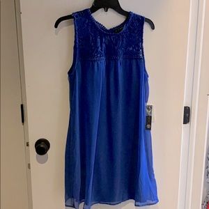Sleeveless chiffon dress